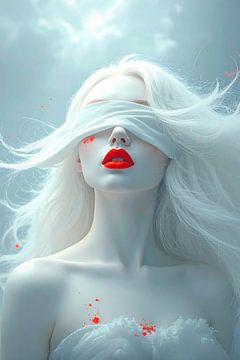 Red lips... by Ans Bastiaanssen