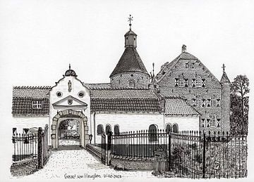 Aldenghoor Castle Haelen by Gerard van Heugten