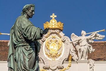 Emperor Franz Monument, Hofburg in Vienna, by Peter Schickert