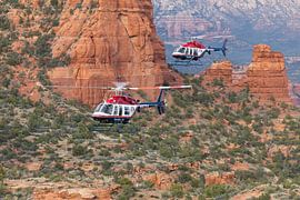 aGuardian Air Bell 407's flying in the magical surroundings of Sedona, AZ (USA) by Jimmy van Drunen