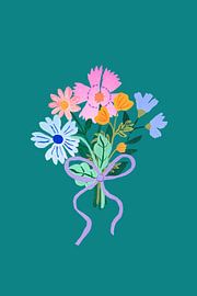 Süßes Gartenbouquet von Karen Menzenbach