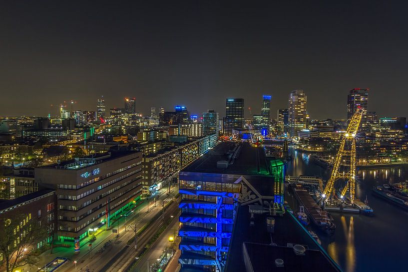 Rotterdam skyline by MS Fotografie | Marc van der Stelt
