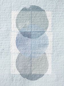 Skandinavischer Minimalismus Hellblau Japanpapier