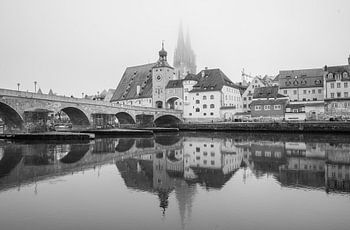 Regensburg im Nebel