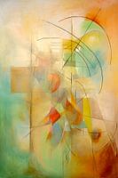 Abstrait, pastel, minimalisme