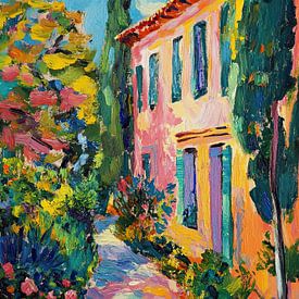South of France in the style of Matisse by Niklas Maximilian
