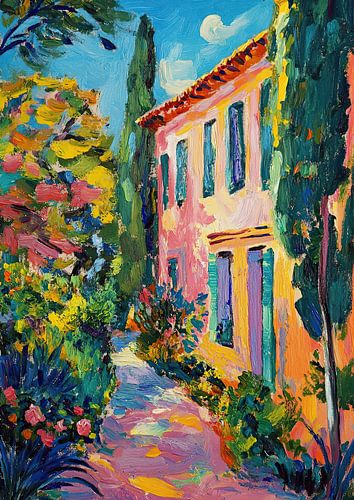 Zuid-Frankrijk in de stijl van Matisse