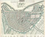 Amsterdam, Karte von Atelier Liesjes Miniaturansicht