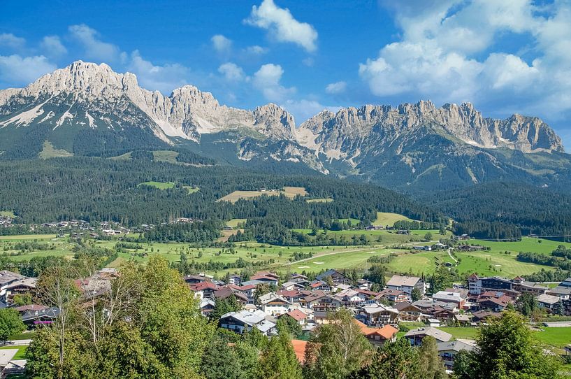 Blick auf Wilder Kaiser im Kaisergebirge von Peter Eckert