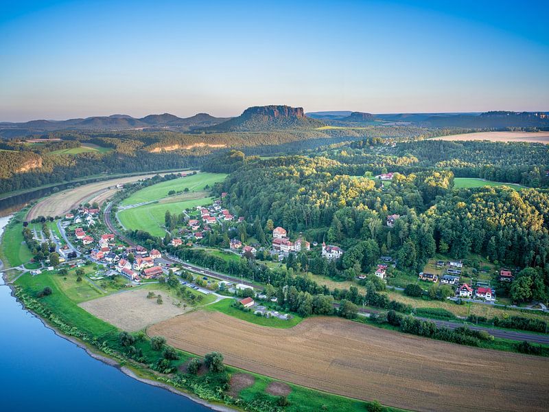 Suisse saxonne - Vue de la Bastei-Aussicht par t.ART