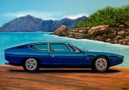 Lamborghini Espada 1968 Schilderij van Paul Meijering thumbnail