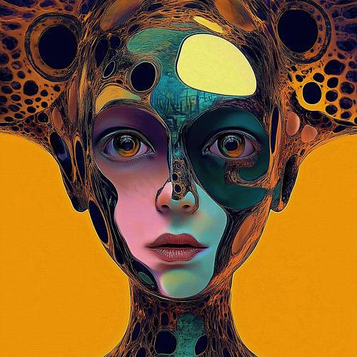 Vrouwenportret met hoofdtooi