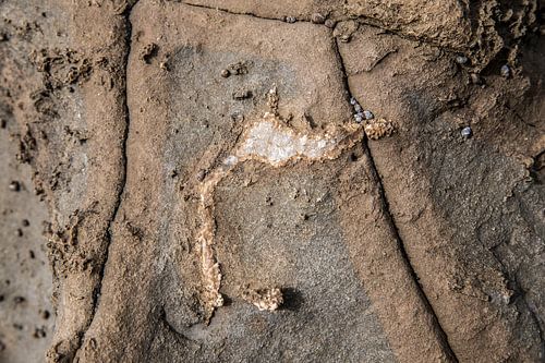 Kristal in gesteente sur WvH