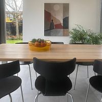 Kundenfoto: Daydreamer, modern und abstrakt in Erdtönen von Studio Allee, als ArtFrame