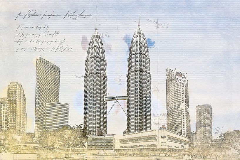 Petronas Towers, Kuala Lumpur von Theodor Decker