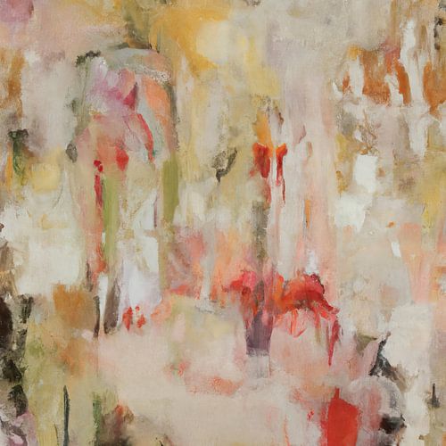 Peinture abstraite "pastel"