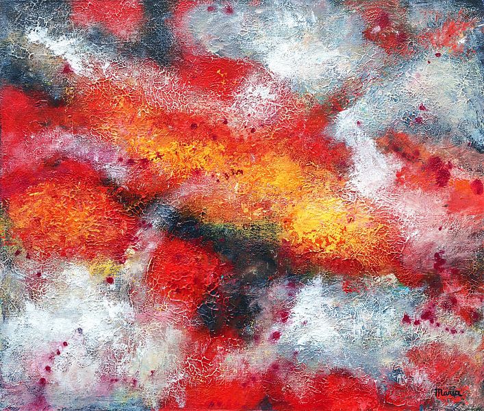 Wolkenrot von Maria Meester