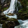 Chute d'eau dans les Alpes bavaroises et tyroliennes. sur Voss Fine Art Fotografie