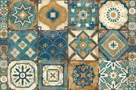 Marokkaanse tegels blauw, Cleonique Hilsaca van Wild Apple thumbnail