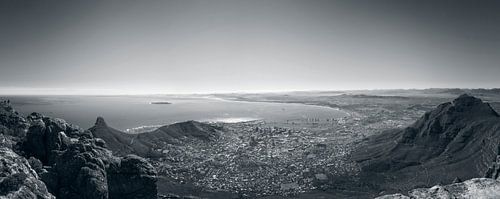 Le Cap depuis la montagne de la Table sur Eric van den Berg