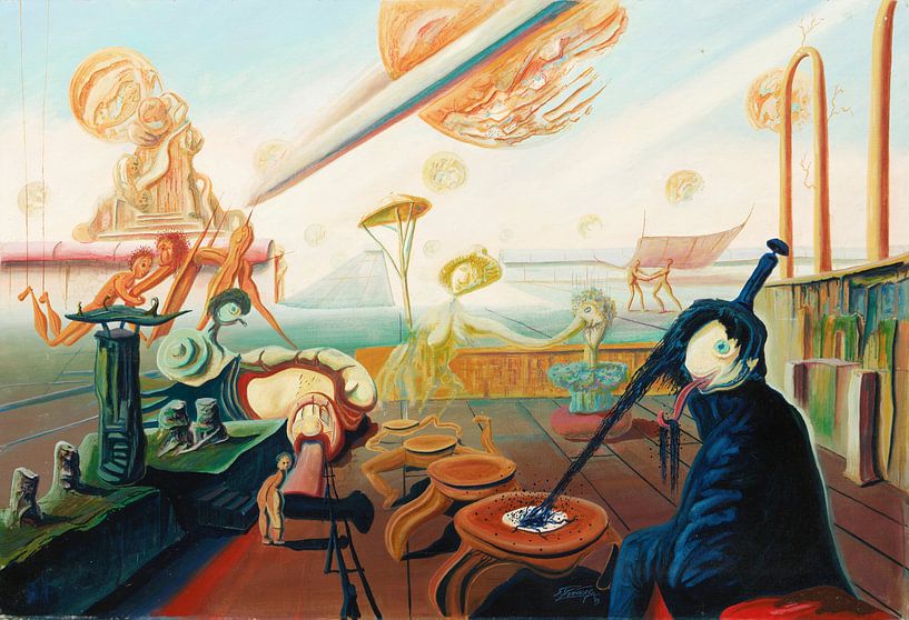 Haare auf dem Teller by Art Demo