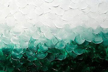 Wellenartige Farbtexturen – Abstrakt von Poster Art Shop