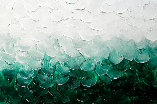 Golvende kleurstructuren - Abstract