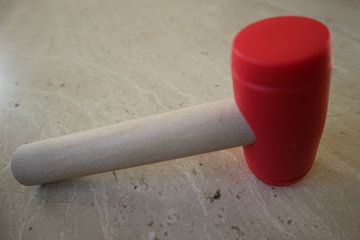 Toy hammer standing