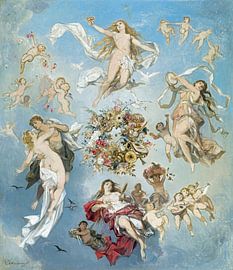 Carl Schweninger, Allegorical scene by Atelier Liesjes