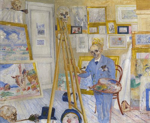 James Ensor. Het schilderend geraamte
