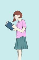 In ein Buch eintauchen
