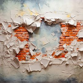 Gebroken structuur van Klaus Tesching - Art-AI