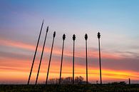 Monument Oerwold De Onlanden tijdens zonsopkomst van R Smallenbroek thumbnail