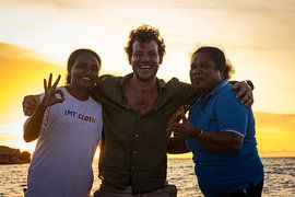 Sonnenuntergang auf der Insel Arborek, Indonesien von Travel Tips and Stories