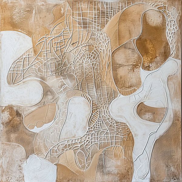 Earth tones Relief by Art Whims