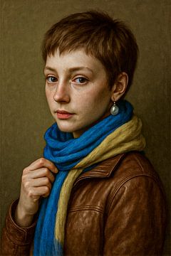 Girl with a Pearl Earring pixicut