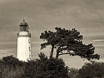 Phare Dornbusch sur l'île de Hiddensee sur Katrin May