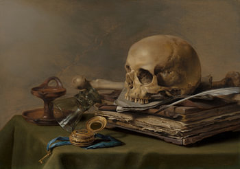 Schilderij, Vanitas stilleven