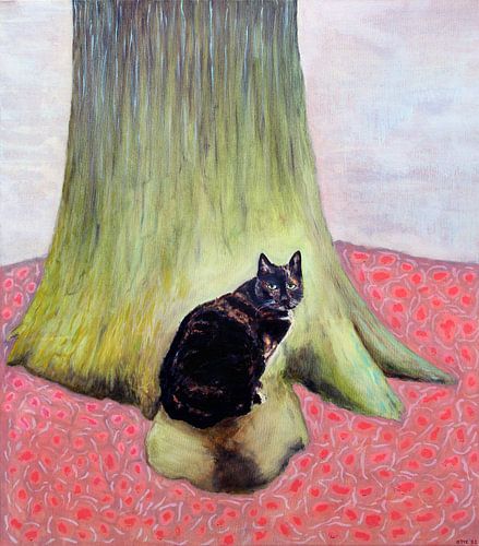 Sarah on the tree 70x80