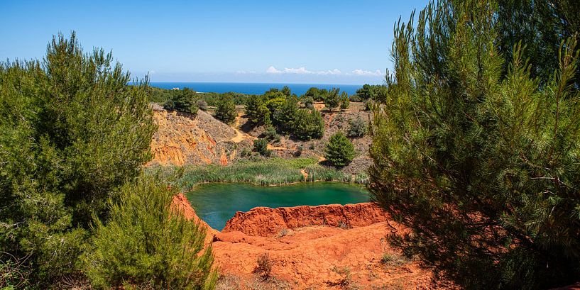 Bauxite lake by Stefan Havadi-Nagy