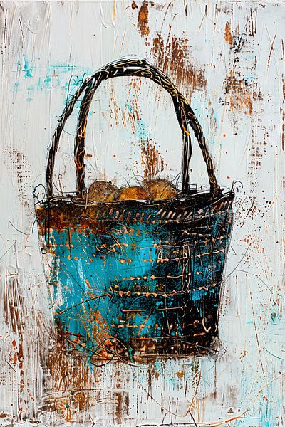 Abstract kleurrijk mandontwerp voor moderne interieurs van Art & Soul Creations