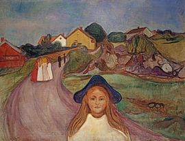 Edvard Munch – Road in Asgardstrand (1901)