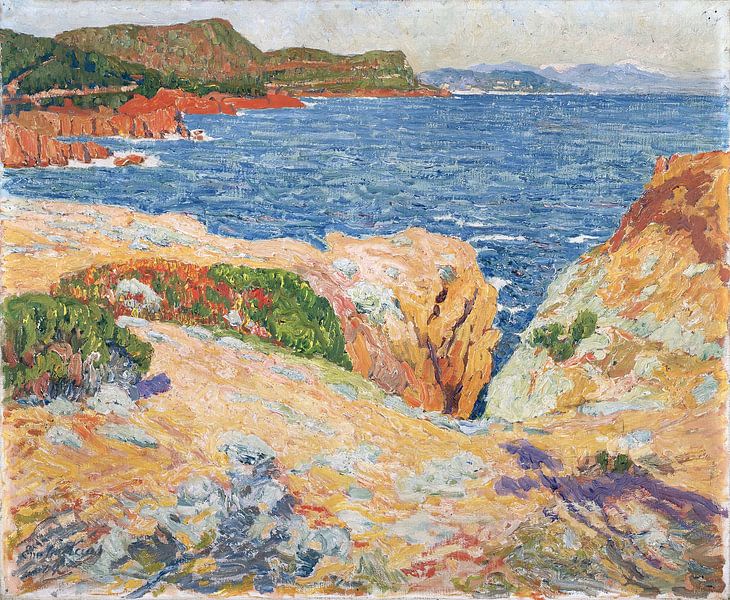 Middag in Estérel (Côte d'Azur), Emile Claus van Meesterlijcke Meesters