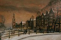 Skating on the Prinsengracht by Nop Briex thumbnail