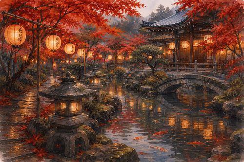 Crimson Reflections