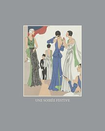 Une soirée festive - gris sur NOONY