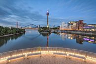 Düsseldorf Medienhafen von Michael Valjak Miniaturansicht