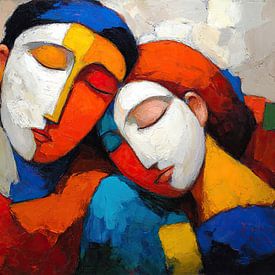 Portrait intime | Visages en couleurs vives sur La collection ARTEO