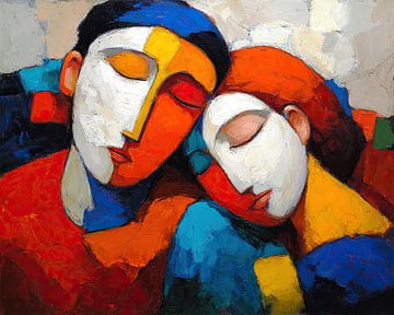 Portrait intime | Visages en couleurs vives sur La collection ARTEO