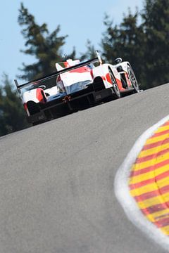 Toyota TS050 Hybrid LMP1 voiture de course en remontant Eau rouge sur Sjoerd van der Wal Photographie